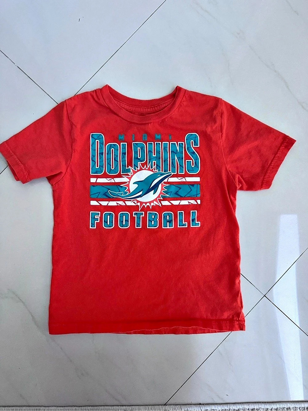 Kids NFL Miami Dolphins Football Tshirt